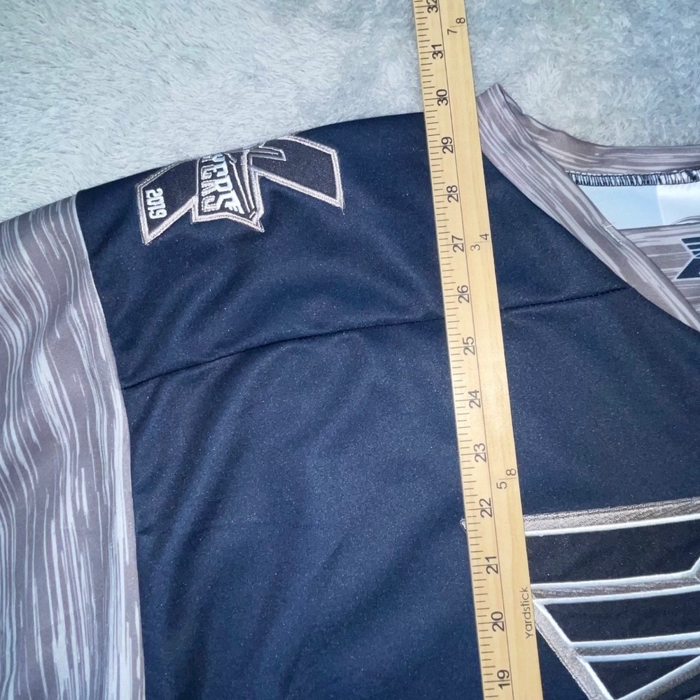 OT Sports Men's Navy Blue Ice Hockey Jersey Size M Made in USA - Picture 4 of 7